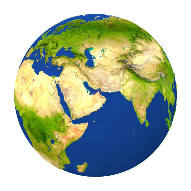 istock United Arab Emirates highlighted on Earth 655635042