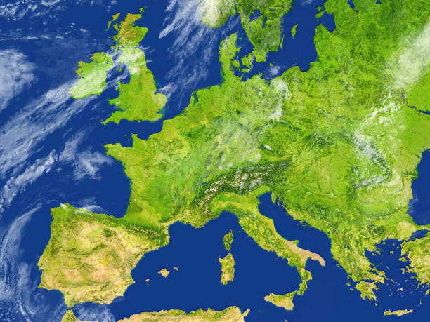 istock Europe on planet Earth 655637316