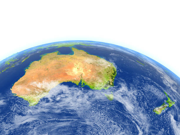 istock Australia and New Zealand on planet Earth 655637366