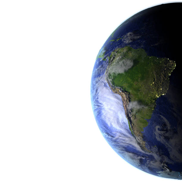 istock South America on realistic model of Earth 655637548