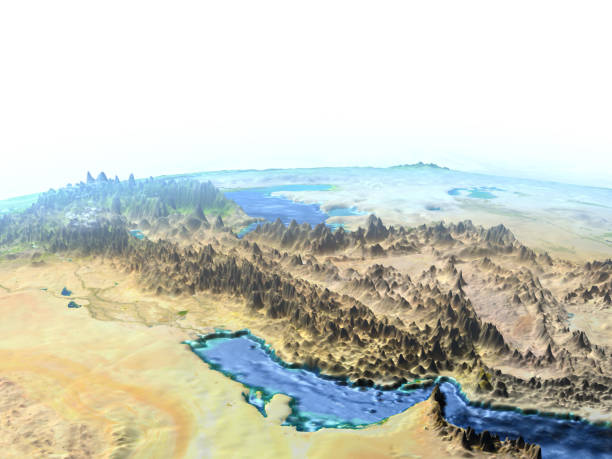 istock Iran and Pakistan region on Earth - visible ocean floor 655640904