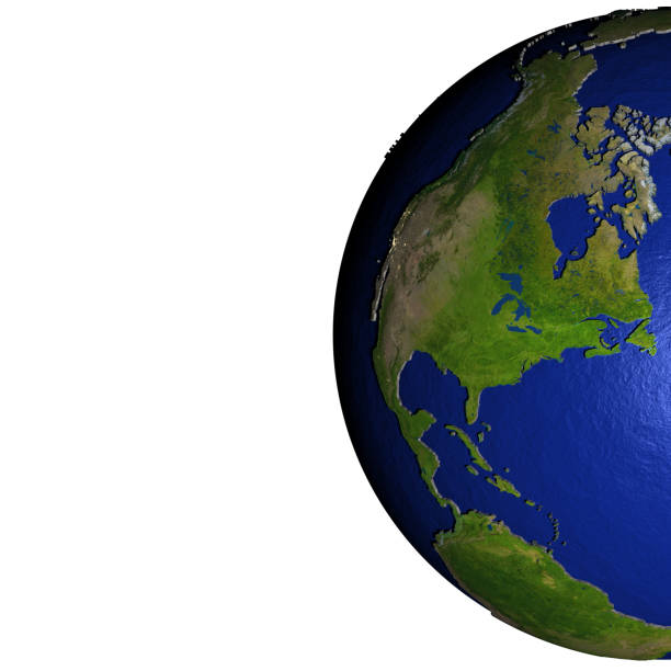 istock North America on model of Earth with embossed land 655641206