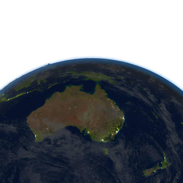 istock Australia at night on planet Earth 655644110