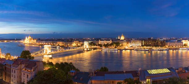 istock Budapest panorama with Chain Bridge and Parliament 655644152