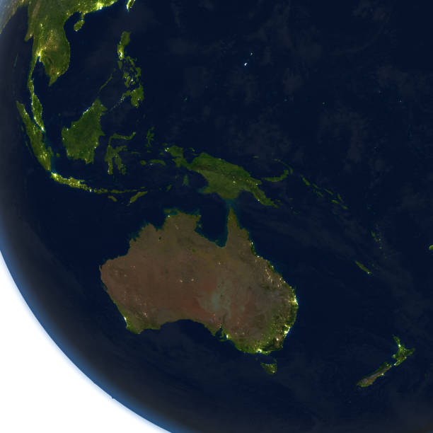 istock Australia at night on planet Earth 655644162