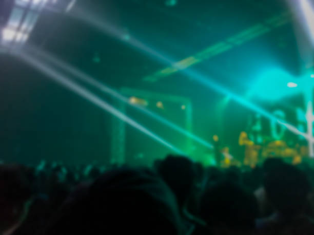 istock Abstract blurred . concert in small club. 655648766