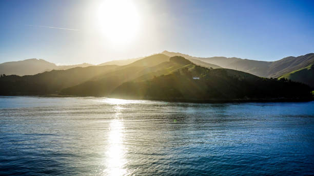 Marlborough Sounds, New Zealand sunet