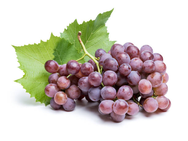 istock Bunch of grapes  on white background 655662938