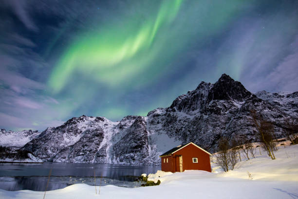 istock Northern Lights in Norway, Lofoten Islands 655671672