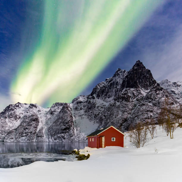 istock Northern Lights in Norway, Lofoten Islands 655671714