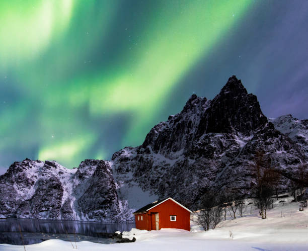 istock Northern Lights in Norway, Lofoten Islands 655671724