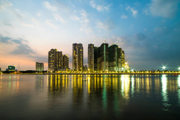 istock Ho Chi Minh city over the sunset. 655675274