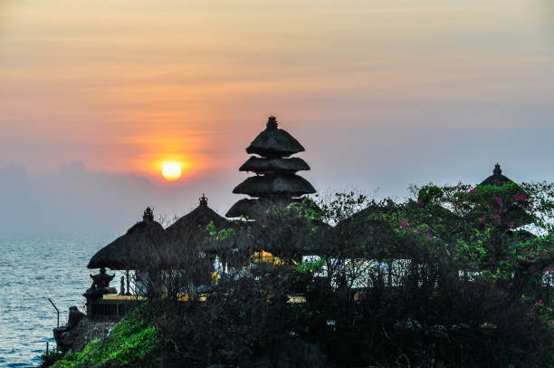 istock Sunset at Tanah Lot in Bali, Indonesia 655681370
