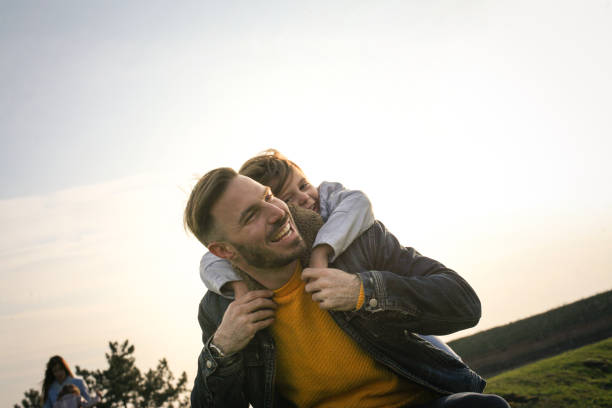 istock Father with his daughter outdoor. 655681518
