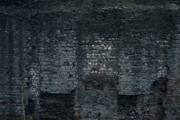 medieval wall Ancient medieval wall texture fortified wall stock pictures, royalty-free photos & images