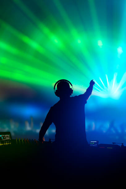 istock Charismatic disc jockey at the turntable. 655695862