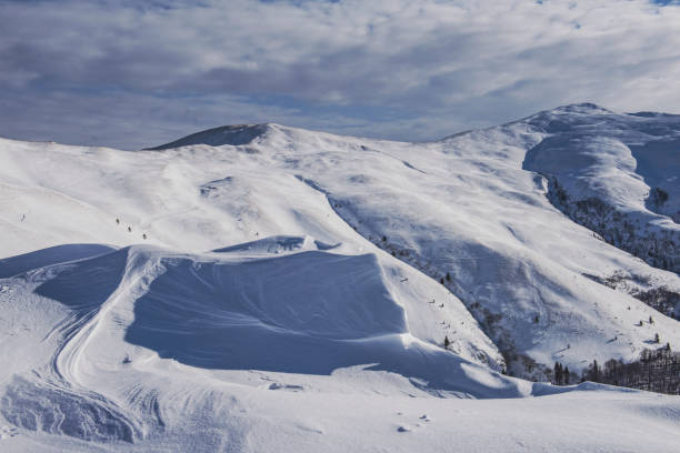 istock Winter landscape in Carpathian Mountains, Romania. 655695976