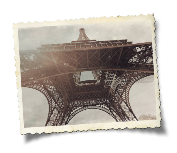istock Old Paris Photo. Isolated on White Background. 655704374