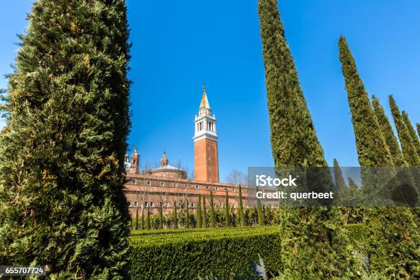 S Giorgio Maggiore In Venedig Stock Photo - Download Image Now - Bell Tower - Tower, Building Exterior, Church