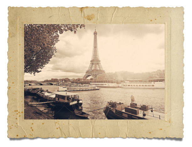 istock Old Paris Photo. Isolated on White Background. 655711964
