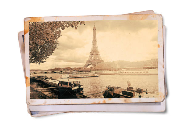 istock Old Paris Photo. Isolated on White Background. 655711968
