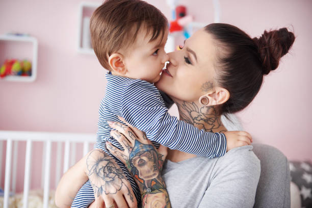 Mothers Love Is The Most Powerful Stock Photo - Download Image Now - Tattoo,  Baby - Human Age, Mother - iStock
