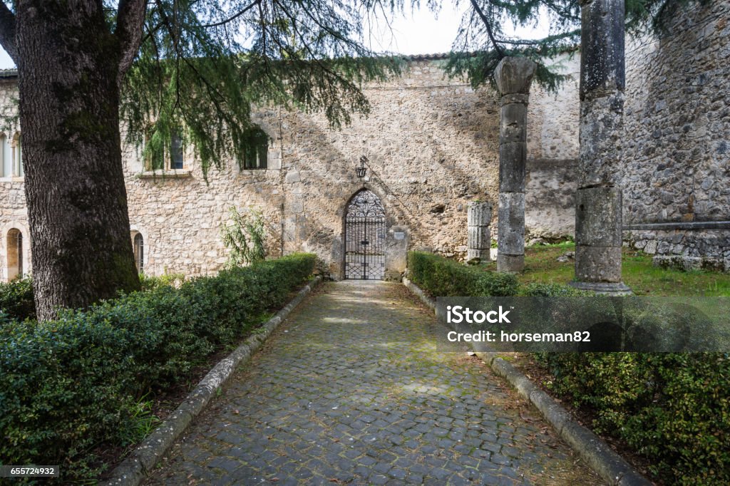 Casamari Abbey, Ciociaria, Italy Casamari Abbey in Ciociaria, Frosinone, Italy Abbey - Monastery Stock Photo