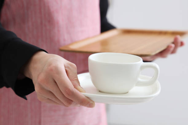 istock Japanese woman working part-time at a cafe 655740988