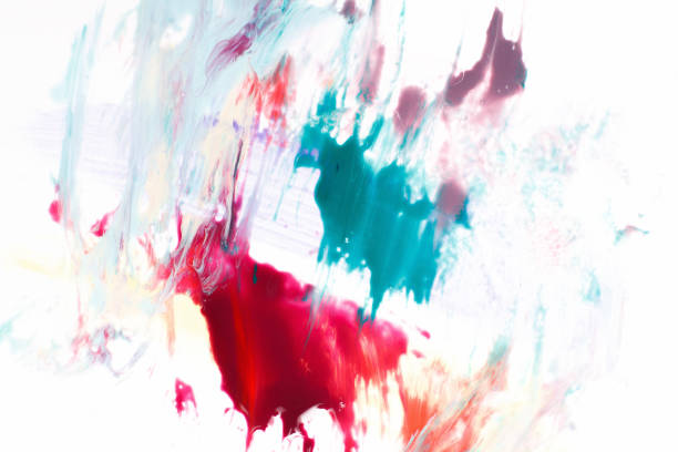 istock Creative abstract art, colorful northern lights 655741616