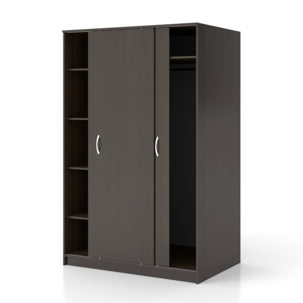 istock Wardrobe with sliding doors 655741686