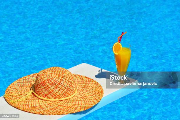 Summer Vacation Scene Vacation Concept Stock Photo - Download Image Now - Bahamas, Beach, Cocktail