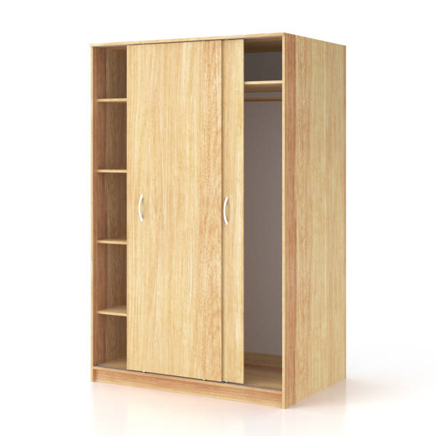 istock Wardrobe with sliding doors 655742294