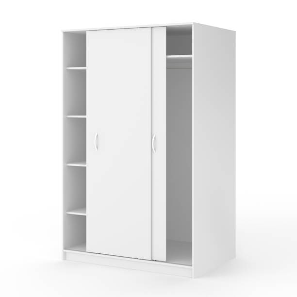istock Wardrobe with sliding doors 655742410