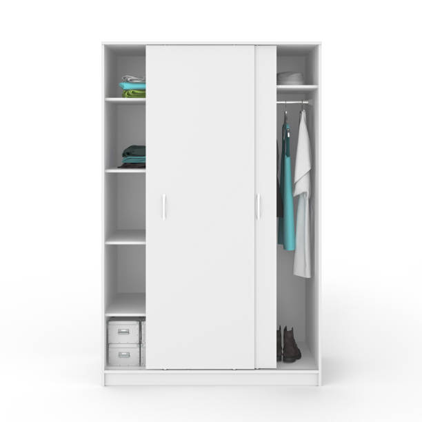 istock Wardrobe with sliding doors 655744712