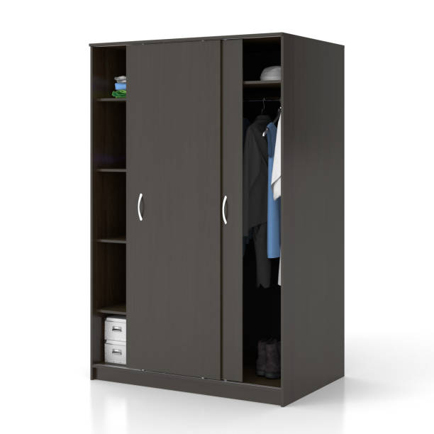 istock Wardrobe with sliding doors 655744808