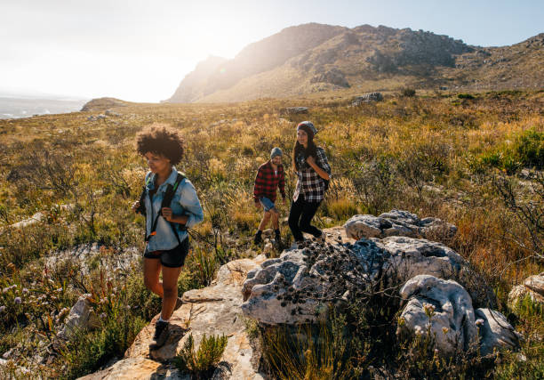 istock Young people on mountain hike 655752560