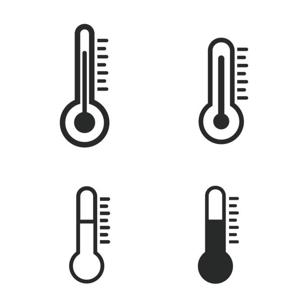 ilustrações de stock, clip art, desenhos animados e ícones de 52-02 - thermostat