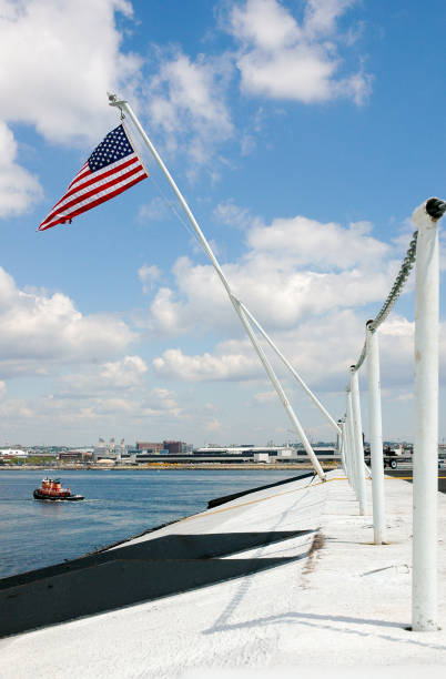 istock The American Flag Flying Freely 655762156