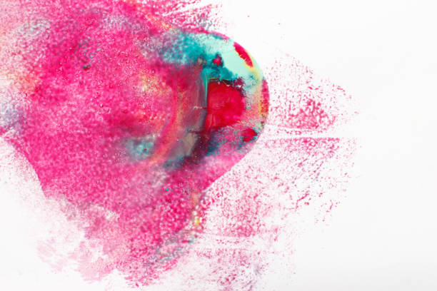 istock Abstractionism, creativity, modern art, color mix 655771772