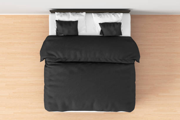 ダブルベッド クイーン サイズ - bedroom bed comfortable double bed ストックフォトと画像