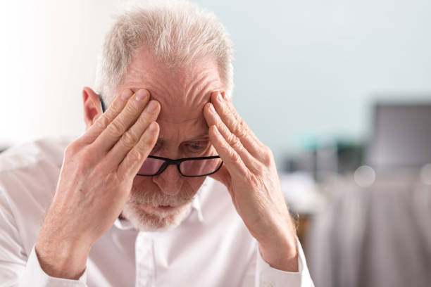 istock Tired senior businessman 655794808