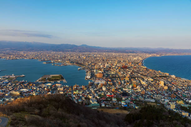 istock superb cityscape view from mt. Hakodate, Hokkaido 655798350