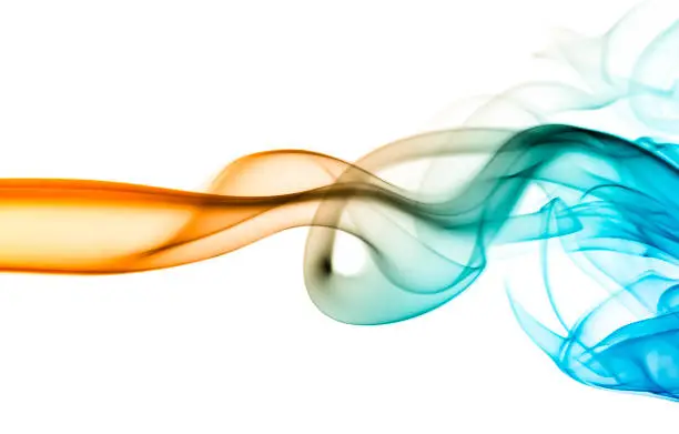 Photo of Colored abstract smoke