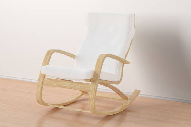 istock Rocking chair in bright interior. 655815378