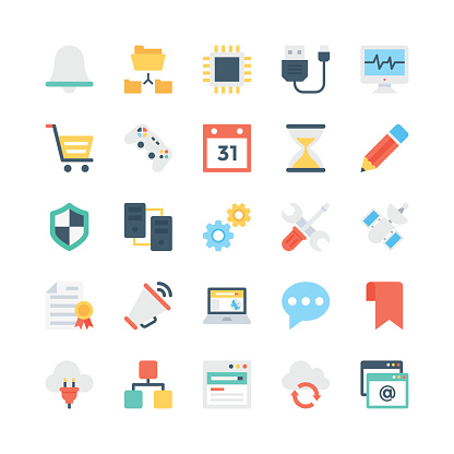 Here are some trendy Internet Vector Icons that fun, bright and perfect for your projects related to web and internet.