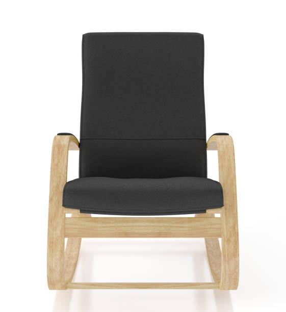 istock Rocking chair isolated on white background. 655819204