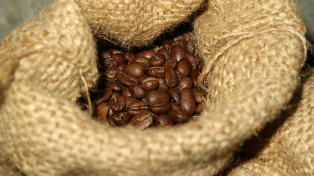 Roasted Coffee Roasted coffee from Indonesia. biji kopi stock pictures, royalty-free photos & images
