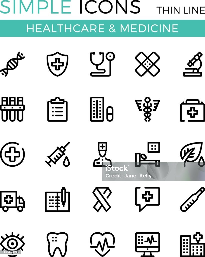 Healthcare, medicine, medical services vector thin line icons set. 32x32 px. Modern line graphic design for websites, web design, etc. Pixel perfect vector outline icons set Healthcare, medicine, medical services vector thin line icons set. 32x32 px. Line graphic design for websites, interface, web design, mobile app, infographics. Pixel perfect vector outline icons set Icon Symbol stock vector