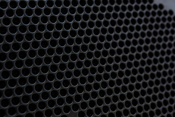 Background of Perforated Steel Sheet