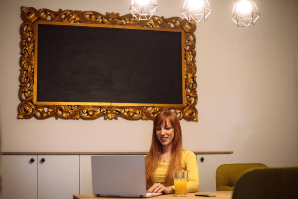 istock Woman working at home on laptop 655848706